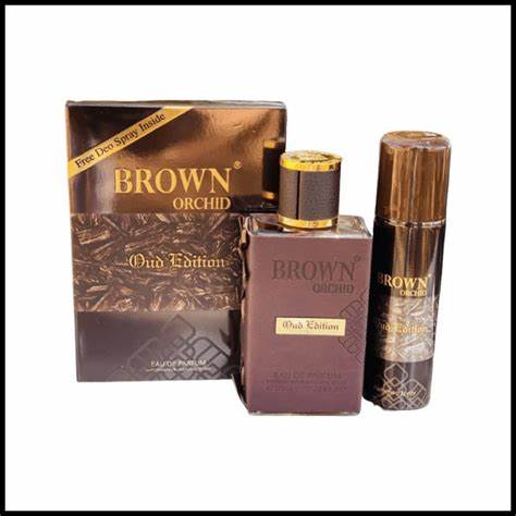 Brown Orchid Oud Edition by Fragrance World 80ml Eau De Parfum