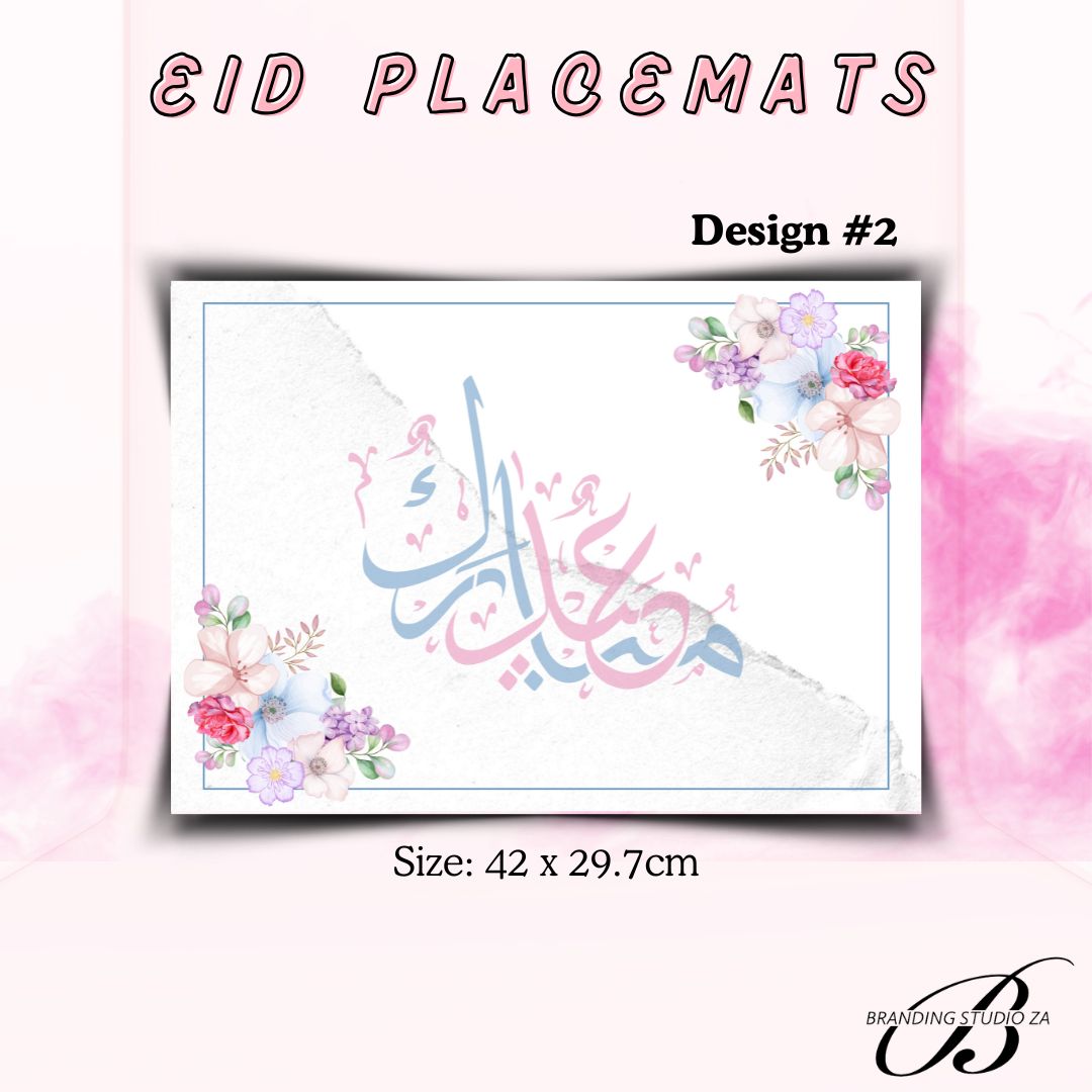 Eid Disposable Placemats (Pack of 20) #2